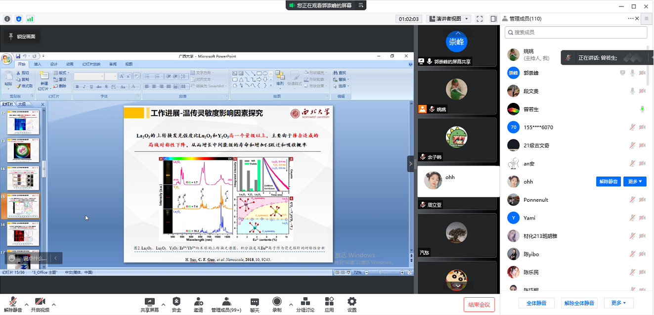 yL23411永利官网登录建院90周年系列学术报告——多功能上转换微纳光热转换平台的构建